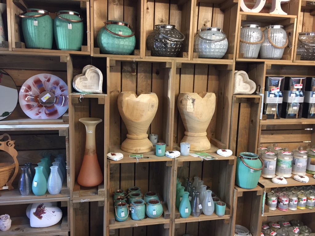 Vases and candles